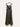 Olive leaf-tie corset maxi dress - real product photo, back