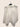 White sheer organza cover on hanger - back
