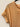 Orange chevron-pleated maxi dress - sleeve close-up