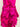235431 Butterfly Low Cut Dress Hot pink - real product photo, detail of the back zipper and pleated fan panels