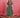 V-neck light green tafteh dress — front