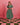 V-neck light green tafteh dress — front