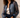 Kaira Navy Crinkle Jacket