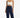 Belted Pleated Pants Navy Blue