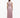 Linear Pleated Betlted Dress Pink