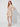 Nova Sequin Dress Cream – three-quarter