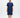 Coco Pleated Dress Navy