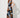 Patterned Pleated Waist Dress – three-quarter