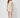 Lace Trim Dress Cream – full length