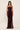 Strapless Front-Slit Sequin Gown in Burgundy