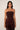 Strapless Front-Slit Sequin Gown in Burgundy