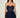 Navy Strapless Layered Tulle Evening Dress
