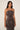 Strapless Mermaid Paillette Gown in Brown