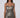 Sequin Gown with Draped Satin Train in Gray