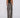 Sequin Gown with Draped Satin Train in Gray