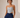 Blue Termeh crop top