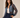 Kaira Navy Crinkle Jacket