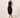 Peydo Black Triple-Collar Dress