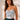Blue Termeh crop top
