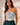 Blue Termeh crop top