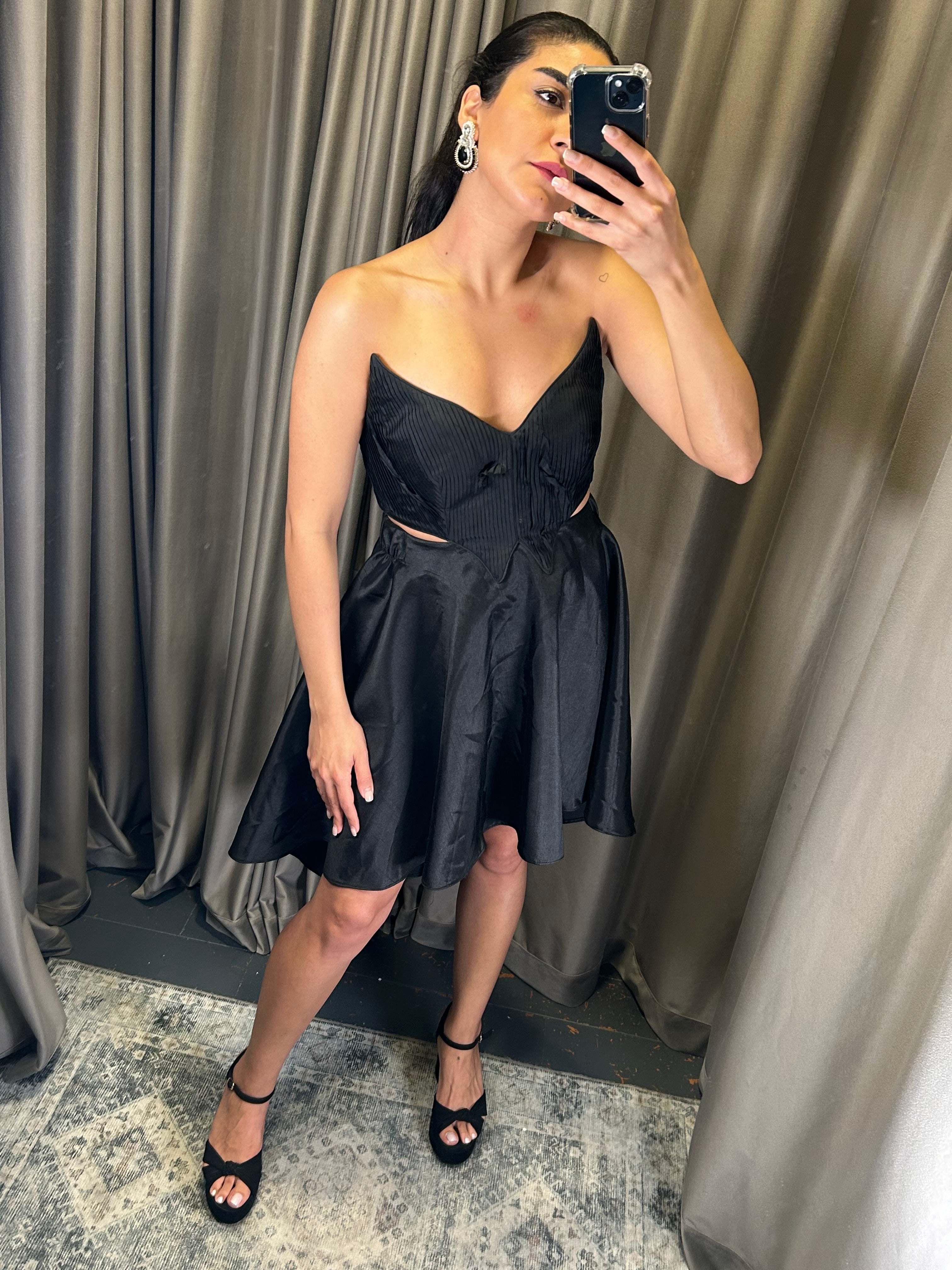Butterfly Black Dress