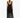 Open-Back Long Dress with Leaf and Fringed Bead Embroidery