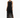 Open-Back Long Dress with Leaf and Fringed Bead Embroidery