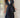 Linen Pleated Cover Navy