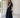Linen Pleated Cover Navy