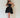 Butterfly Low Cut Dress black