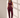 Shahi Burgundy Angled-Pocket Pants