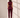 Shahi Burgundy Angled-Pocket Pants