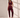 Tosha Burgundy Cowl-Neck Top