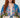 NB146 colourful patchwork bolero jacket - front tie and mesh detail