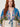 NB146 colourful patchwork bolero jacket - front tie and mesh detail