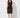 RM Black Jacquard Gipour Dress – full length