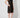 RM Black Jacquard Gipour Dress – three-quarter