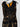 RM Black Jacquard Gipour Dress – front detail (studio)