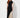 RM Wave Pleated Black Skirt – full length