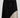 RM Wave Pleated Black Skirt – pleat and sash detail