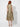 gold melania dress – back