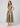 gold melania dress – three-quarter