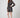 Black Harir Dress – three-quarter