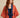 SR345 coral-orange batik kimono jacket - tie and facing detail
