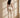 Gold yaqe shol top – cream-gold set, back