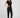 Black bide pants – three-quarter