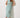 Water Green Ribbed Midi Dress