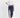 Front Slit Denim Skirt – Dark Blue