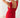 Scarlet Cross-Halter Ruched Evening Dress
