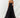 Black Tulle Evening Dress with Slit